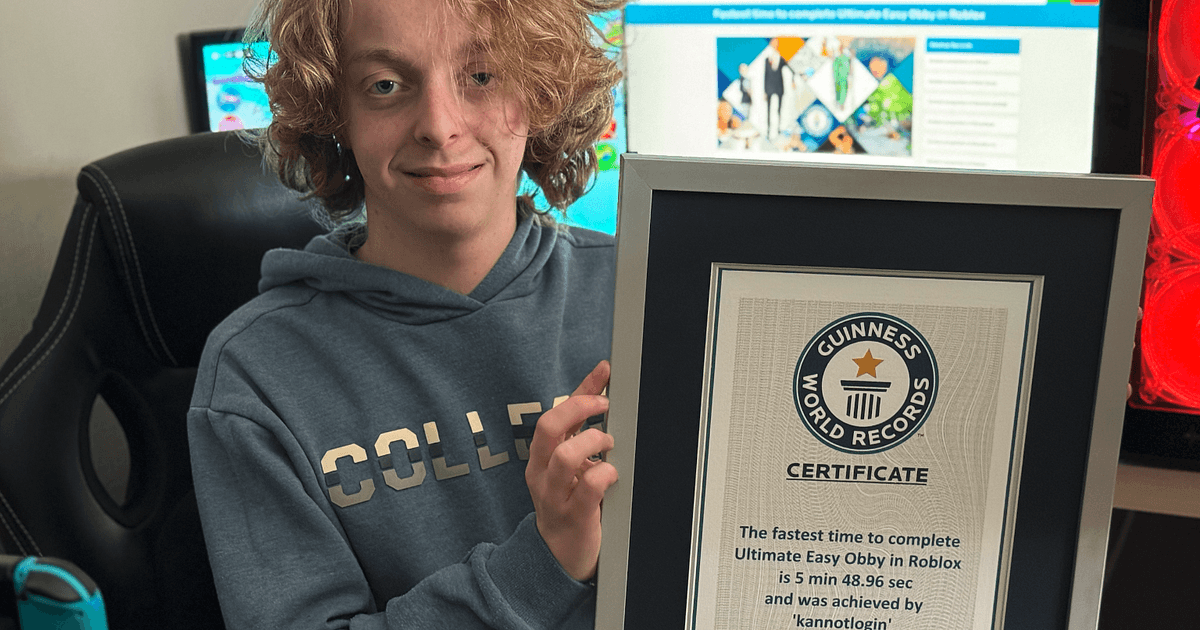 18-jarige Belg breekt Guinness World Record in Roblox | TAGMAG